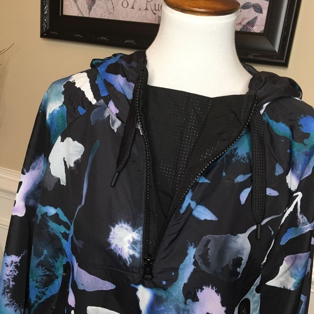Ivy Park Floral Windbreaker Sz M - Picture 4 of 7